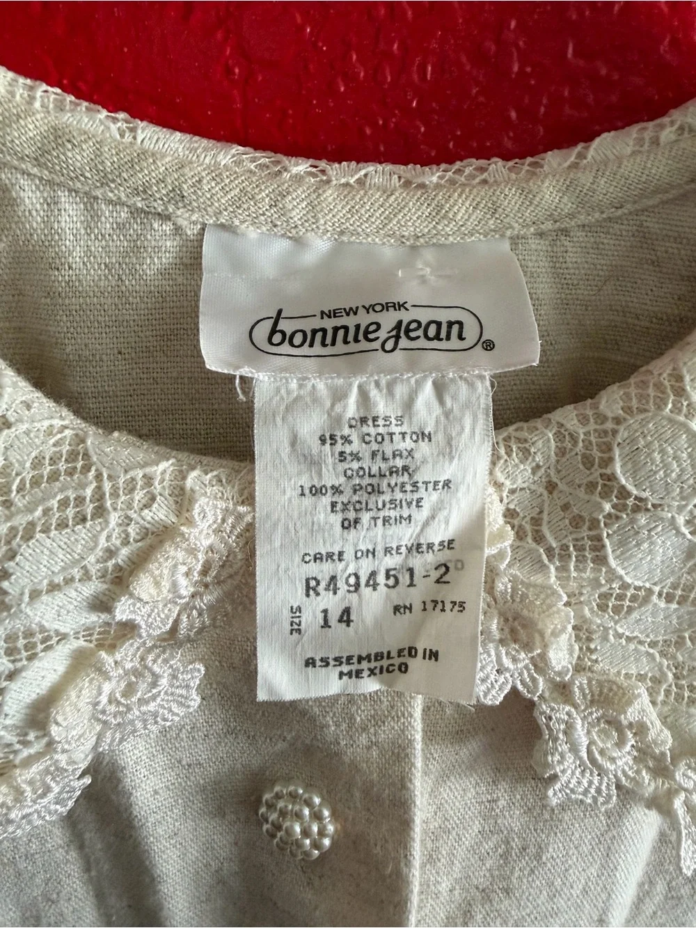 Bonnie Jean charming cream